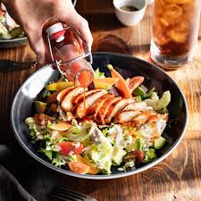 chicken on fire salad
