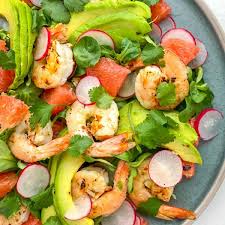 prawn avocado salad