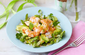 prawn avocado salad