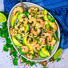 prawn avocado salad